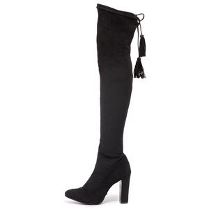 Shutz Suede Stretch Over-the-Knee Boots